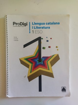 Libro Llengua catalana i Literatura 1 ESO