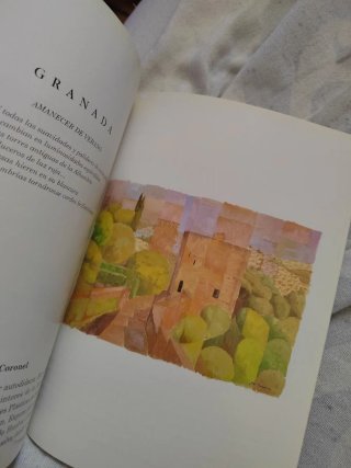 Catálogo exp. Tema García Lorca. Acuarela