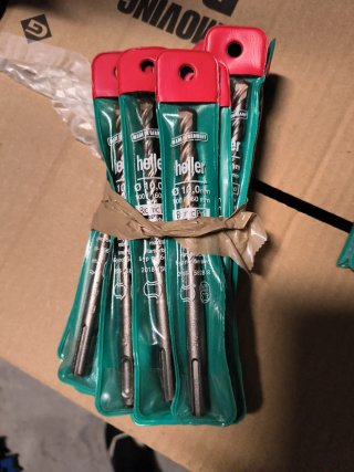 Lote 20 Brocas SDS Bionic Pro Heller 10x100/160mm