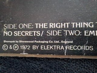 Vinilo Carly Simon "No Secrets"