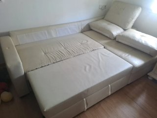 Chaise longue sofá cama con canapé