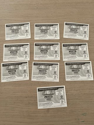 Lote Cromos Liga Este 2021-2022 Panini