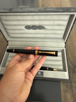 Set Pluma y Bolígrafo Parker Negro Dorado