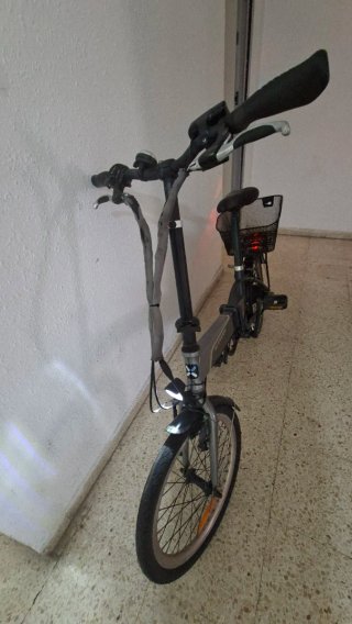 Bicicleta eléctrica plegable BTWIN E-Hoptown 500