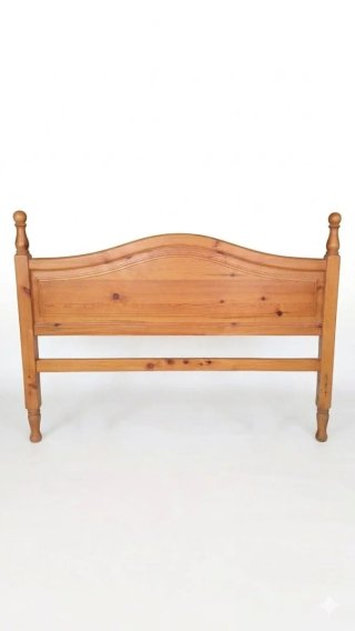 Cabecero de madera rústico