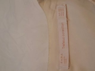 Miniabito Zara pois panna fiori colorati XS