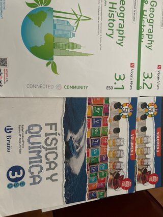 libros inglés, lengua, música, biology & history