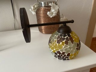 Lámpara de techo y 2 apliques de pared