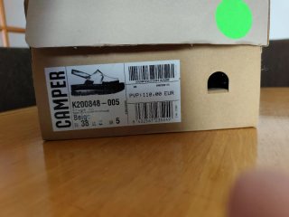 Sandalias Camper Blancas y Marrones