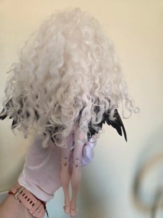 Muñeca ángel articulada. Impresa en 3D.