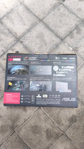 Scatola Vuota per Scheda Grafica Asus ROG Strix RX 560