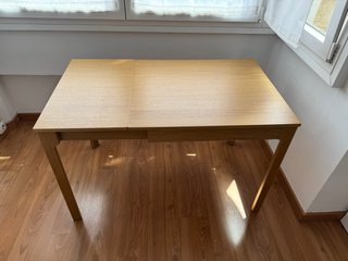 Mesa comedor extensible madera EKEDALEN