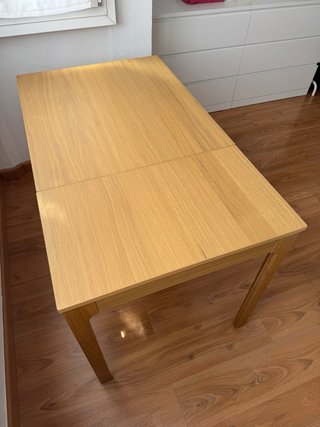 Mesa comedor extensible madera EKEDALEN