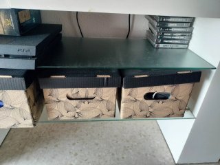 Muebles de salón blancos