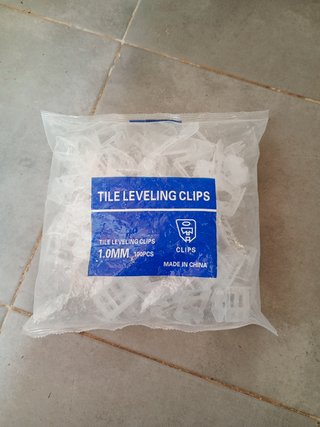 Clips Nivelación Baldosas 1.0MM 100uds
