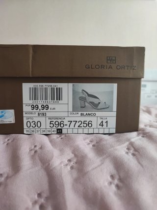 Sandalias Gloria Ortiz Blanco Talla 41