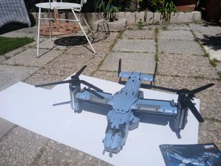Maqueta Avión Militar Bloques Construcción