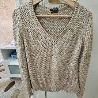 Jersey Massimo Dutti beige talla M