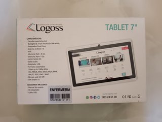 Tablet Logoss 7 pollici con programmi