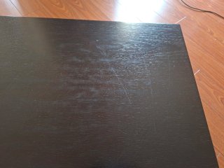 Mueble TV Madera Maciza color wengué