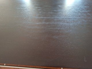 Mueble TV Madera Maciza color wengué