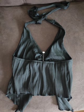 Top Y2K Negro Halter
