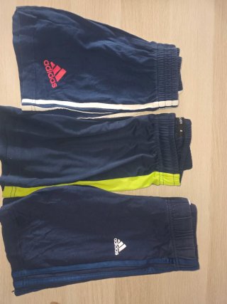 Lote 3 pantalones cortos niño Adidas