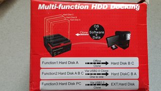 Clonador de discos duros HDD Docking Station