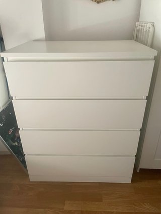 Cómoda 4 cajones Ikea blanca