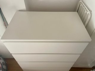Cómoda 4 cajones Ikea blanca