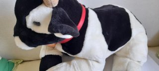 Mucca Peluche Grande Vintage con Campanaccio