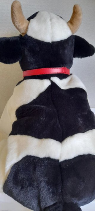 Mucca Peluche Grande Vintage con Campanaccio