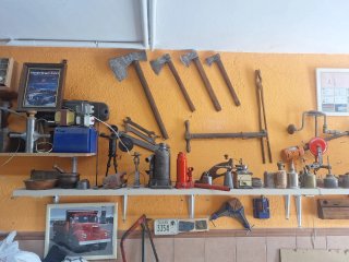 Lote de antigüedades herramientas