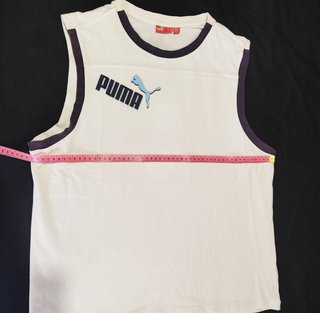 Camiseta Tirantes Puma Retro Blanca – Talla L
