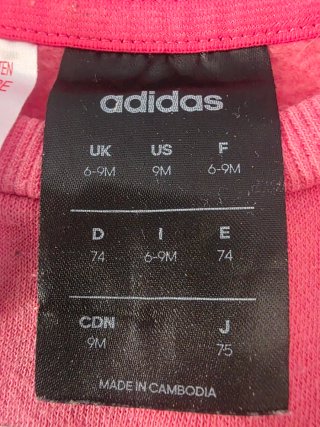 Sudadera Adidas niña rosa