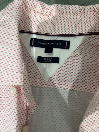 Camisa Tommy Hilfiger Rosa Estampada