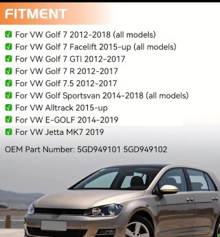 Intermitentes Dinámicos Golf 7