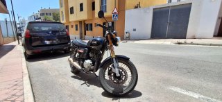 Hanway RAW cafee racer 125 Naked Negra