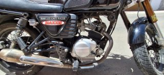 Hanway RAW cafee racer 125 Naked Negra