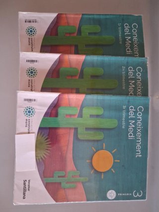 Libros CONEIXIMENT DEL MEDI 3° de Primaria.