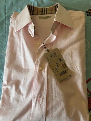 Camisa Burberry Florence Rayas Talla 40