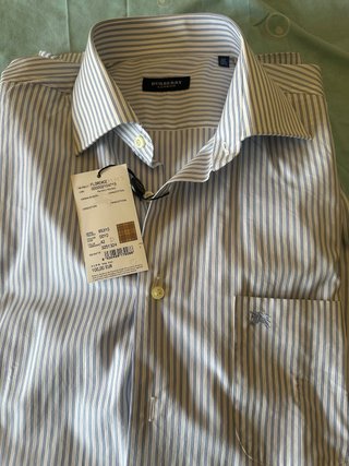 Camisa Burberry Florence Rayas Talla 40