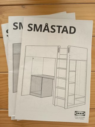 Cama, escritorio y armario IKEA juvenil