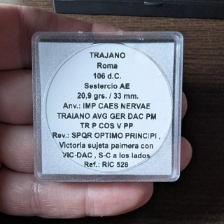 Sestercio Trajano 106 d.C.