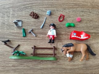 Playmobil Pack Equitación Niño Caballo