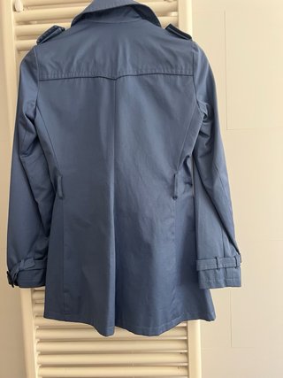 Gabardina corta azul