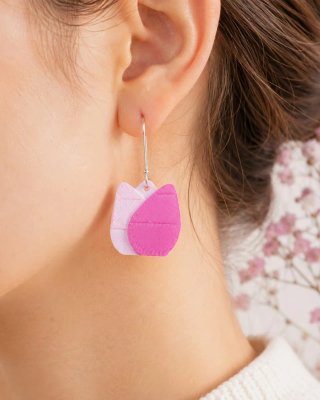 Pendientes florales verano