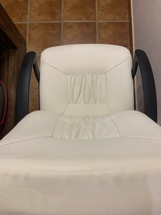 Silla de oficina blanca de ikea