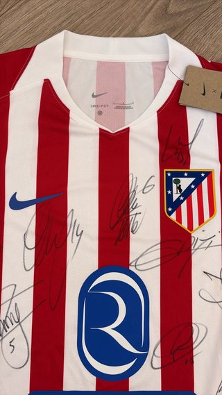 Camiseta Atlético de Madrid Firmada