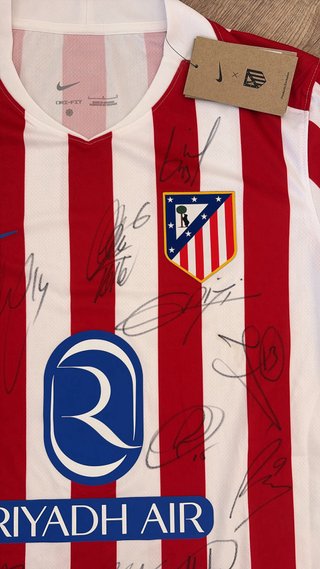 Camiseta Atlético de Madrid Firmada